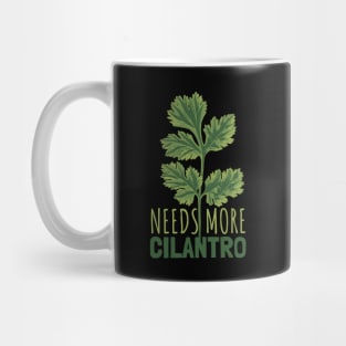 Vintage Green Cilantro Mug